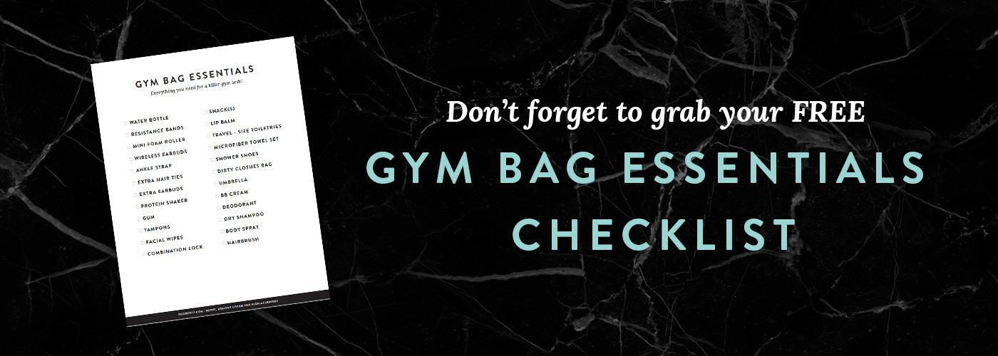 girl gym bag essentials