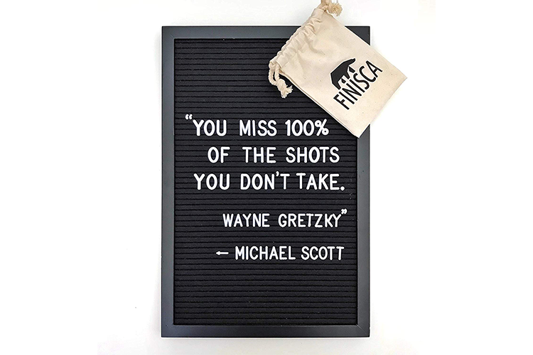 Black Felt Letter Board